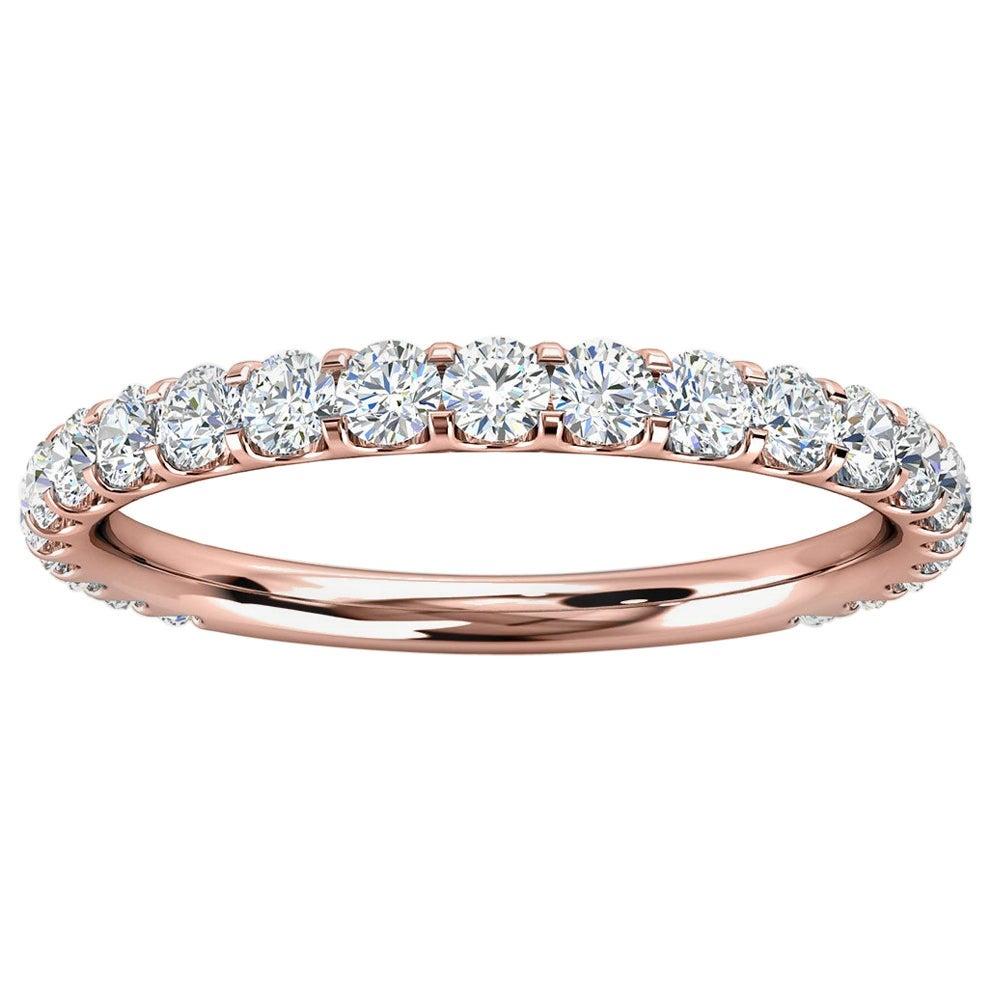 For Sale:  14K Rose Gold Carole Micro-Prong Diamond Ring '1/2 Ct. Tw'