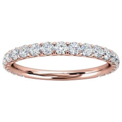 14K Rose Gold Carole Micro-Prong Diamond Ring '1/2 Ct. Tw'
