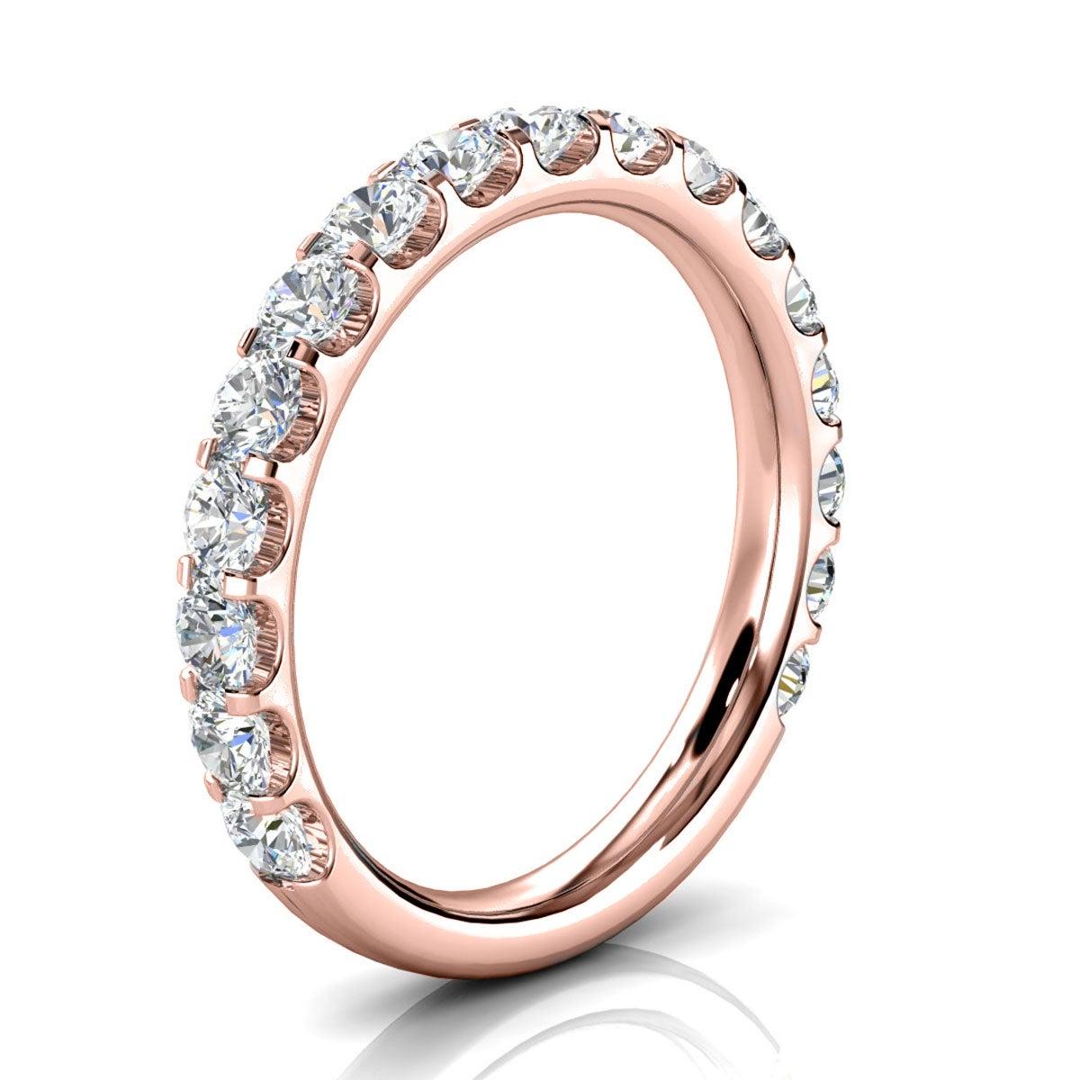 Im Angebot: Diamantring, 1 Karat Roségold Carole Micro-Prong '1 Karat tw' () 2