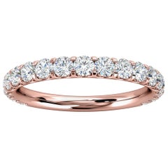 14k Rose Gold Carole Micro-Prong Diamond Ring '3/4 Ct. tw'