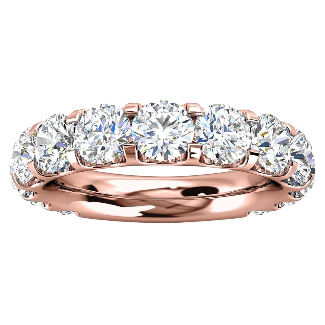 For Sale:  14k Rose Gold Carole Micro-Prong Diamond Ring '3 Ct. tw'