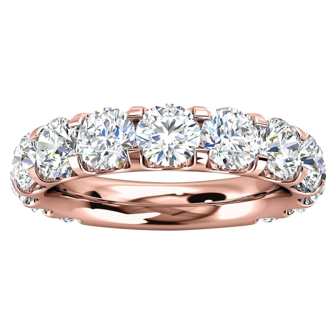 Carole Micro-Prong Diamantring, 3 Karat Roségold, 14 Karat