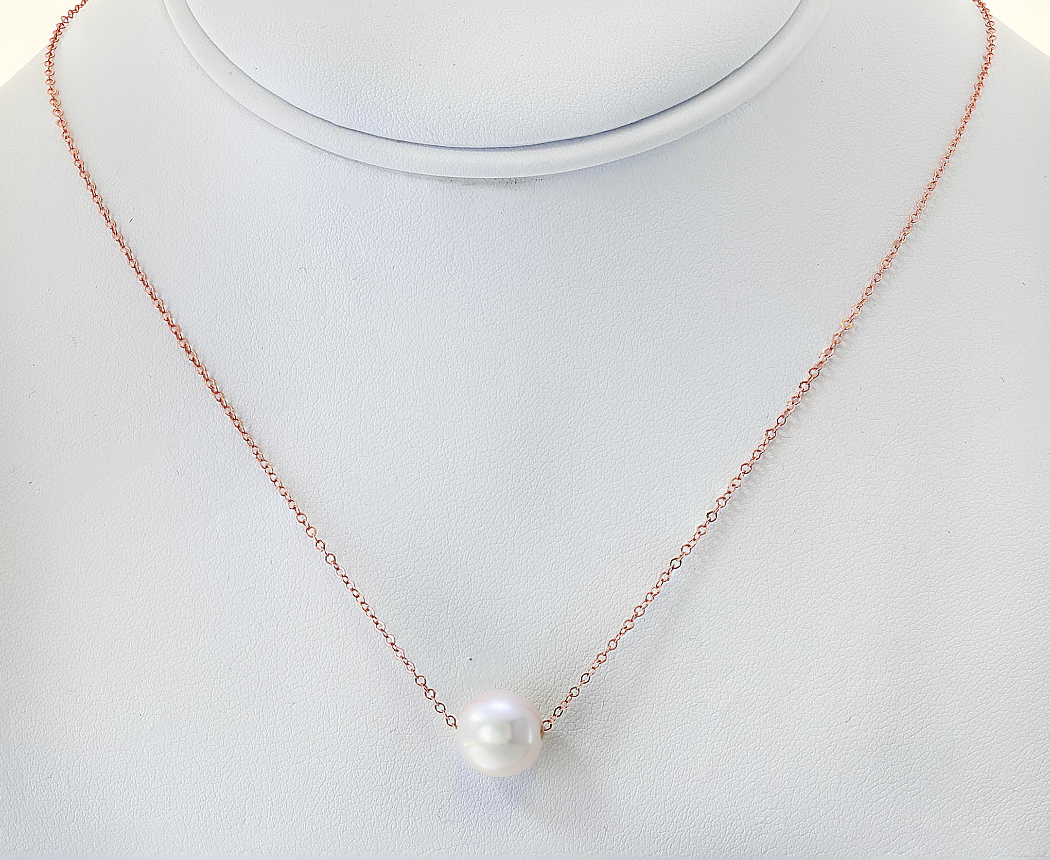 14k white gold necklace