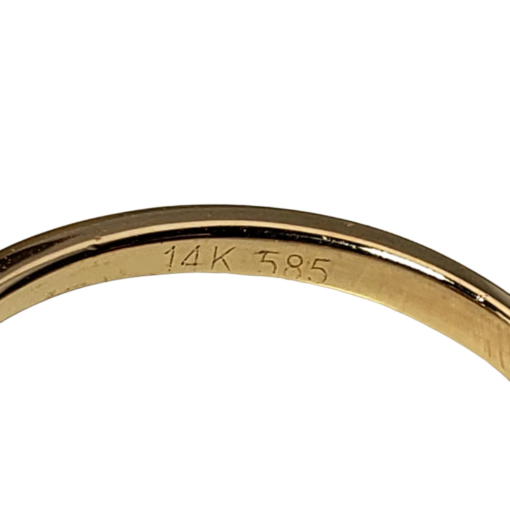 Anello in oro rosa 14K con diamanti bianchi e champagne misura 7-7,25  #15968 in vendita 2