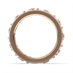 14k Rose Gold Charlotte Royal Diamond Ring '1 1/2 Ct. Tw'