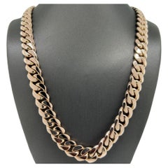 24K HEAVY SOLID YELLOW GOLD 501G CUBAN LINK 28 CHAIN NECKLACE ONE OF A  KIND - Hawaii Estate & Jewelry Buyers