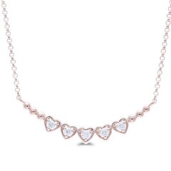 14K Rose Gold & Diamond Gazebo Collection Necklace (0.11 Ctw)