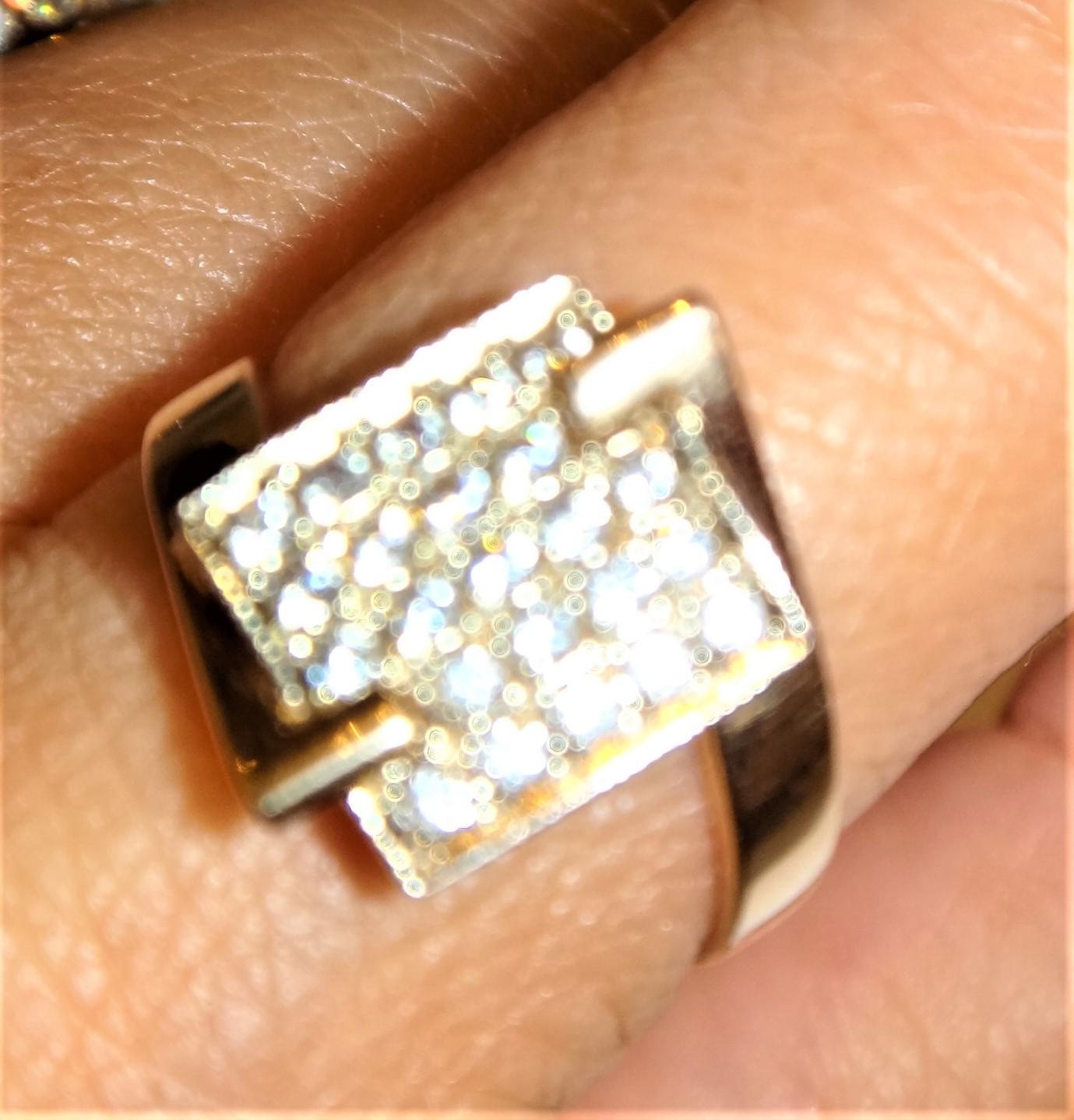 14K Rose Gold Diamond Ring 4