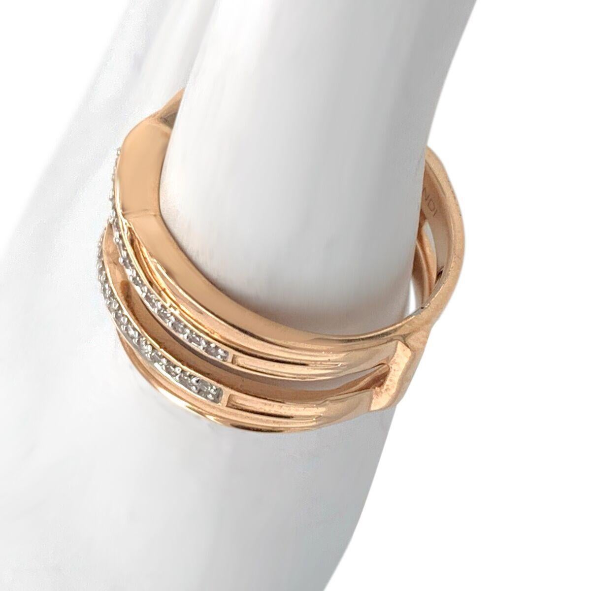 rose gold enhancer ring