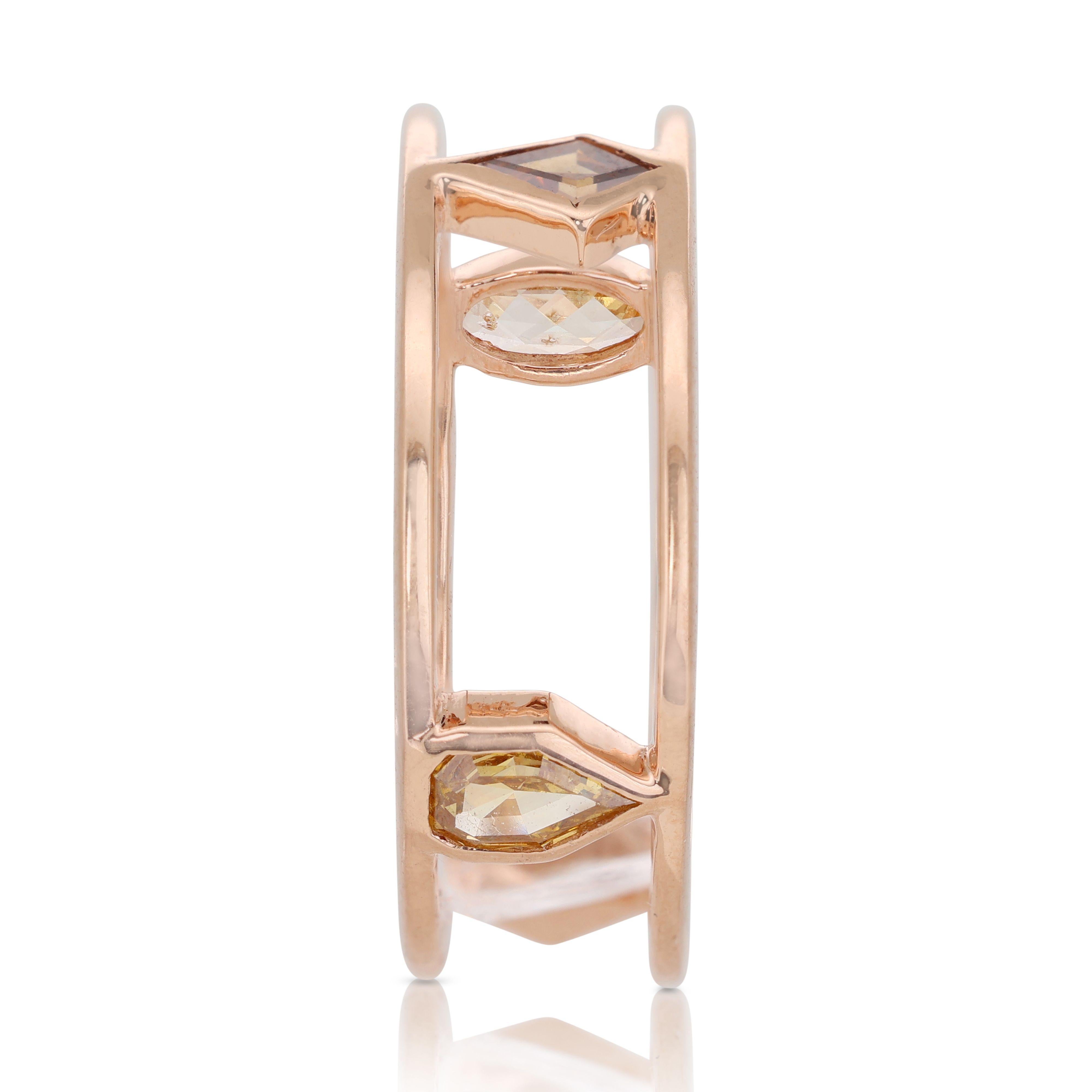 Women's 14k Rose Gold Diamond Ring