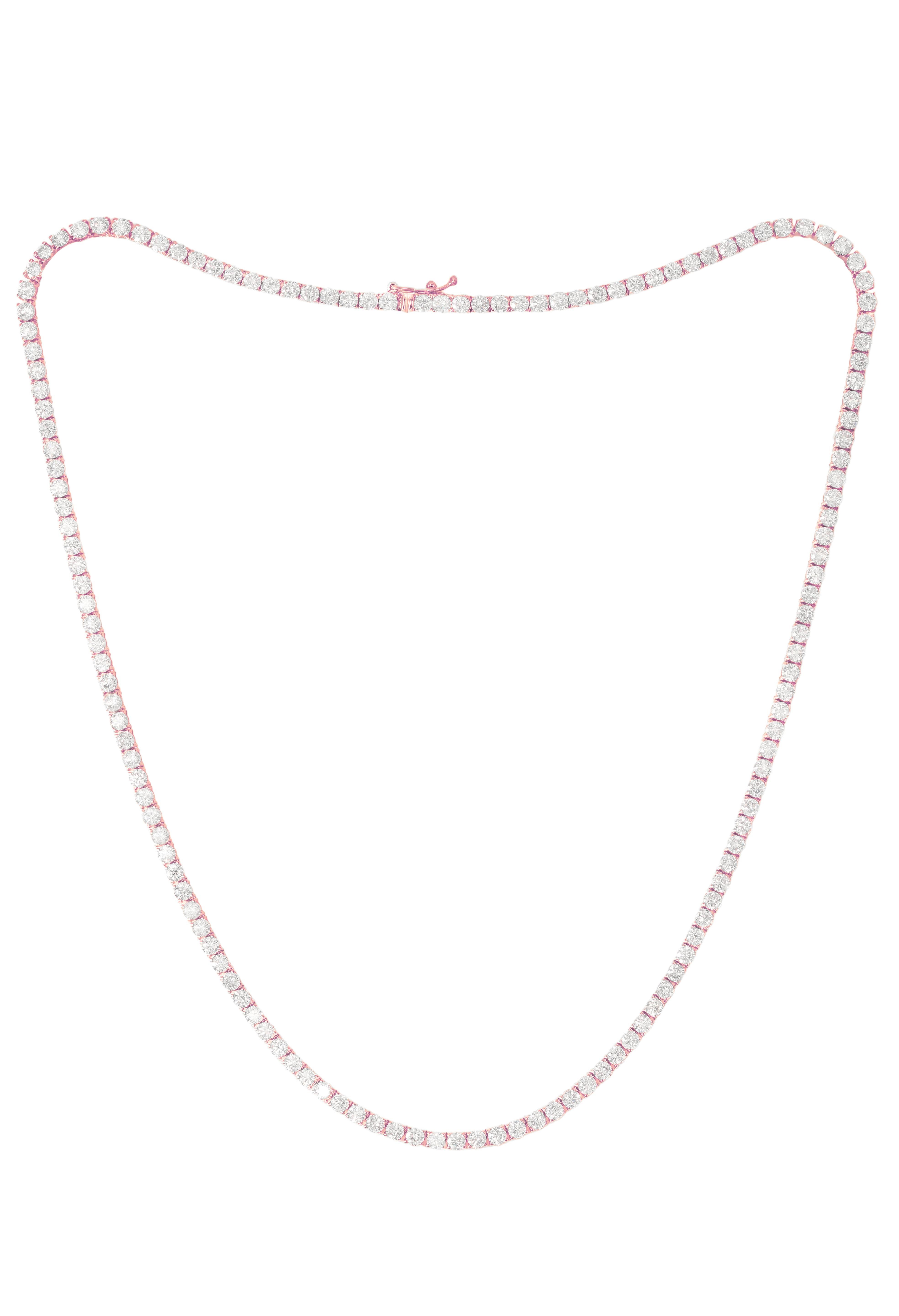 14K Rose Gold Diamond Straight Line Tennis Necklace Features 12.50Cts of Diamonds. Diana M. is a leading supplier of top-quality fine jewelry for over 35 years.
Diana M is one-stop shop for all your jewelry shopping, carrying line of diamond rings,