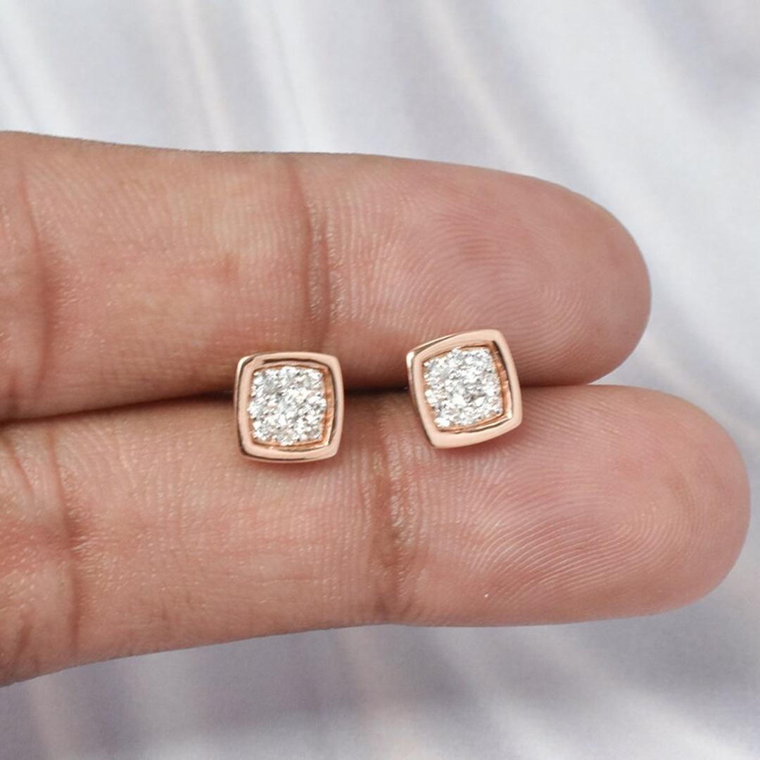 925 china earrings with diamonds