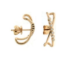 14K Rose Gold & Diamonds Gazebo Collection Earring (0.12 Ct)