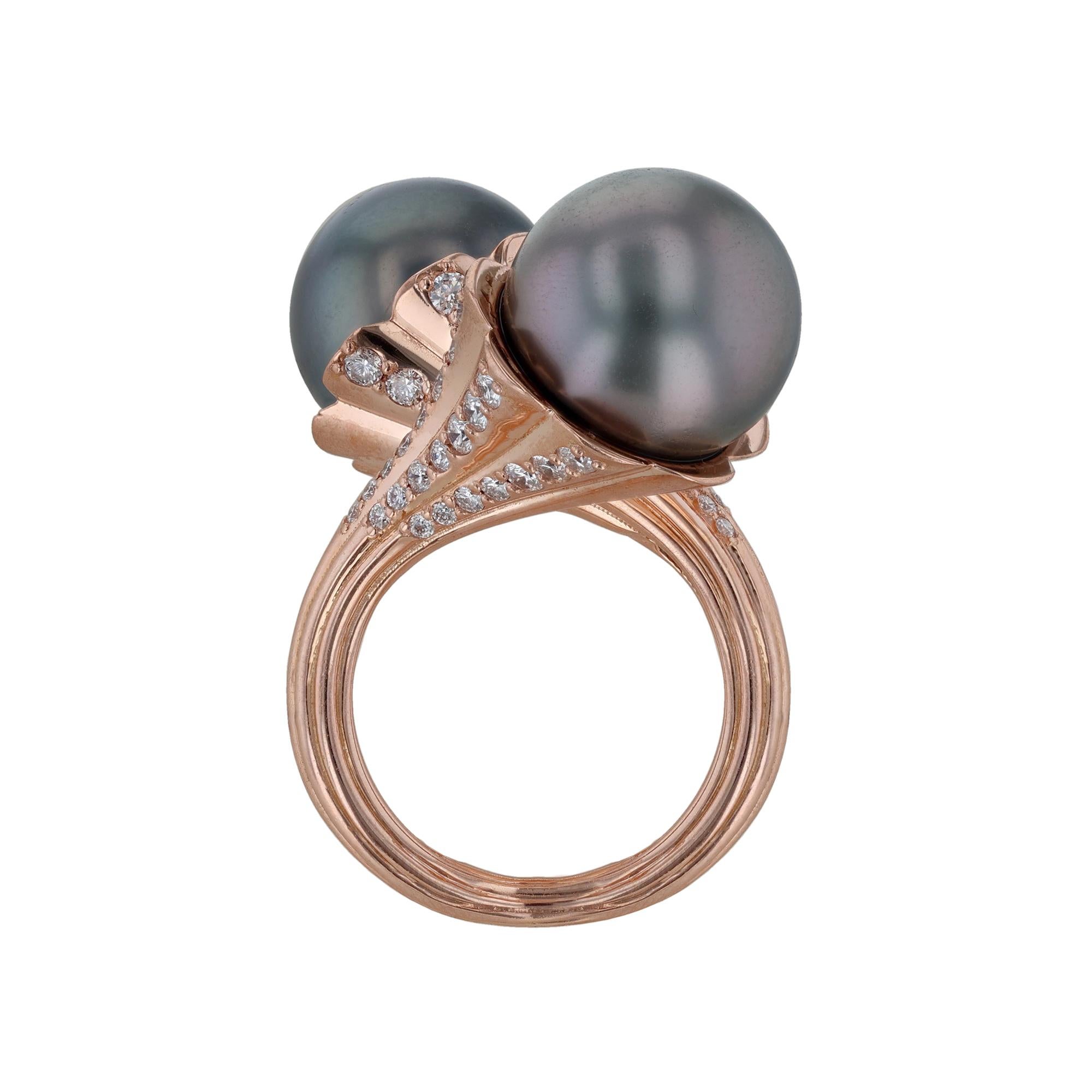 double pearl ring