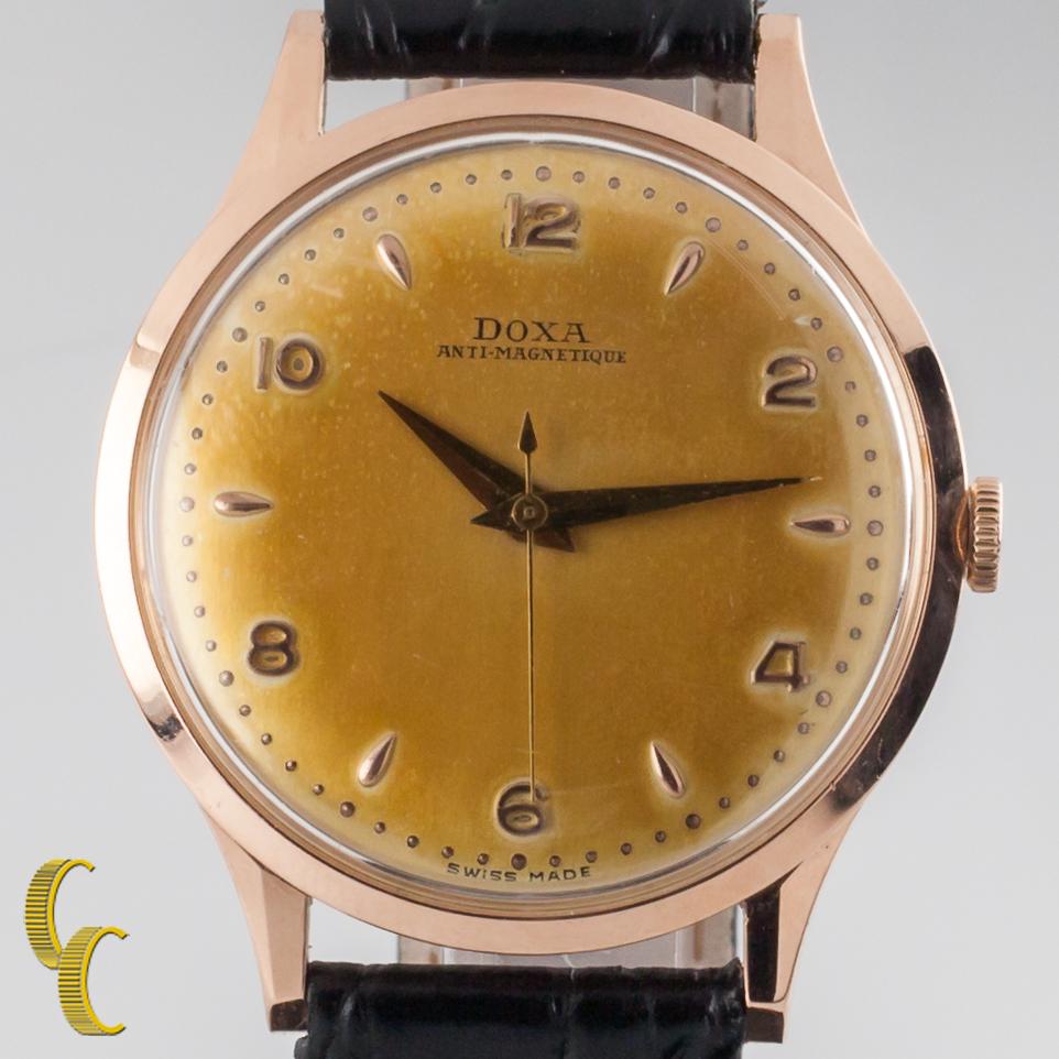 doxa gold watch