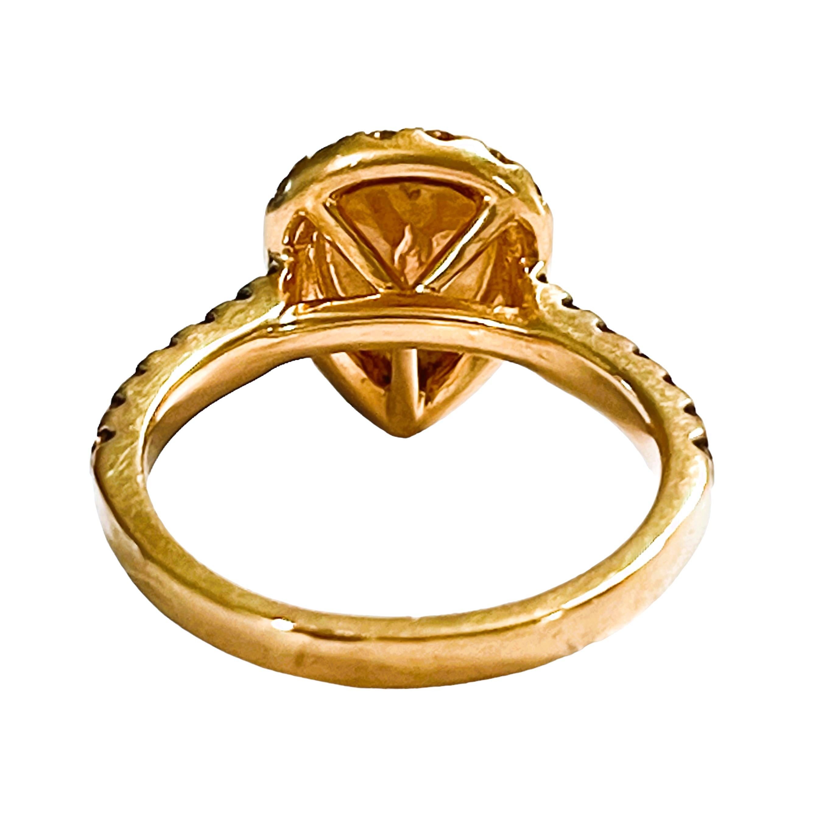 Art Deco 14k Rose Gold Ethiopian Opal & Chocolate Diamond Levian Ring W Appraisal For Sale