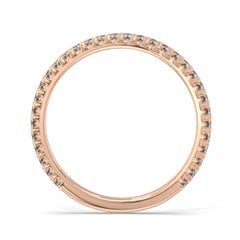 Lauren Französischer Pavé-Ring aus 14 Karat Roségold '1/3 Ct. tw