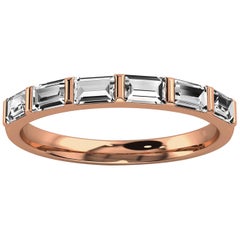 14K Rose Gold Lindie Baguette Organic Design Diamond Ring '1/2 Ct. Tw'