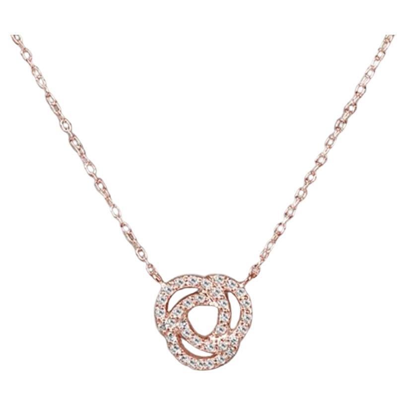 Vintage 2 Carat Diamond “Circle of Love” Pendant Necklace at 1stDibs