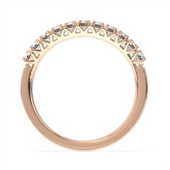 14K Rose Gold Mae Crown Diamond Ring '1/2 Ct. tw'