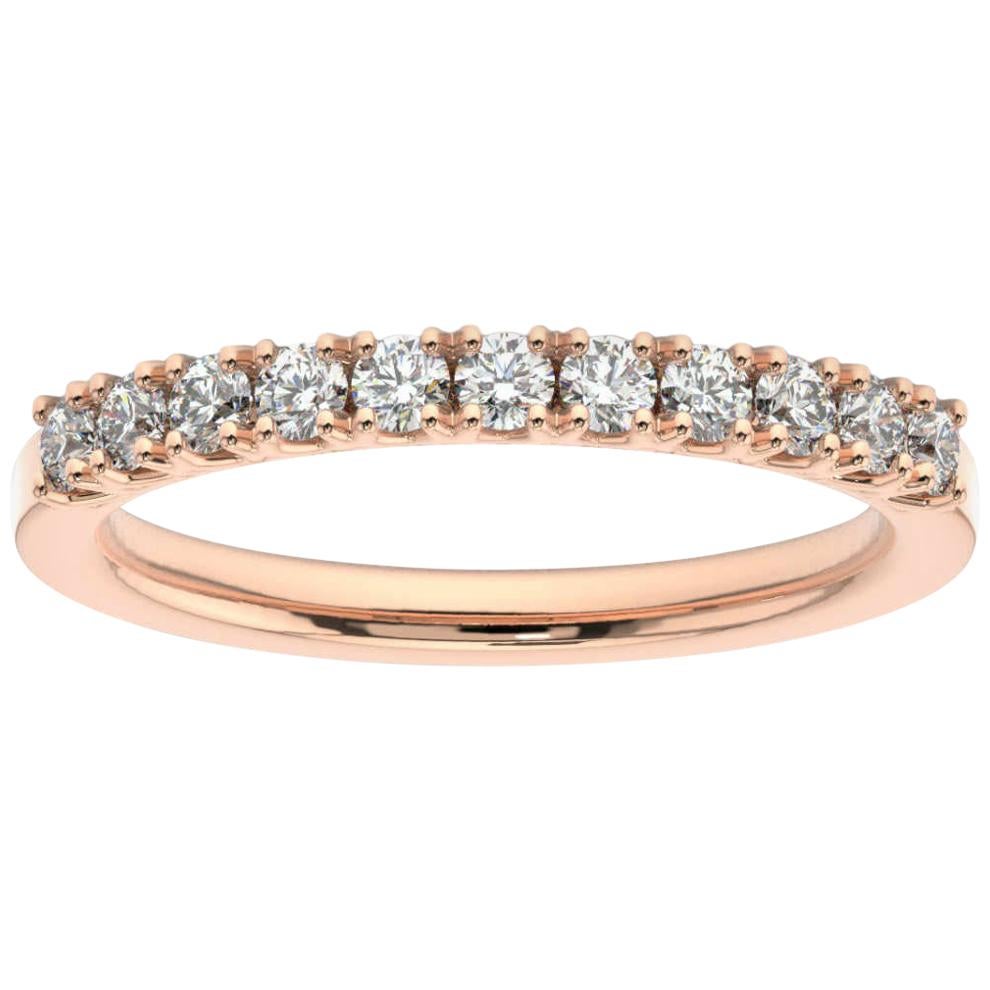 14K Rose Gold Mae Crown Diamond Ring '1/2 Ct. tw'