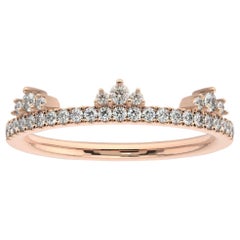 14K Rose Gold Meghan Diamond Ring '1/4 Ct. Tw'