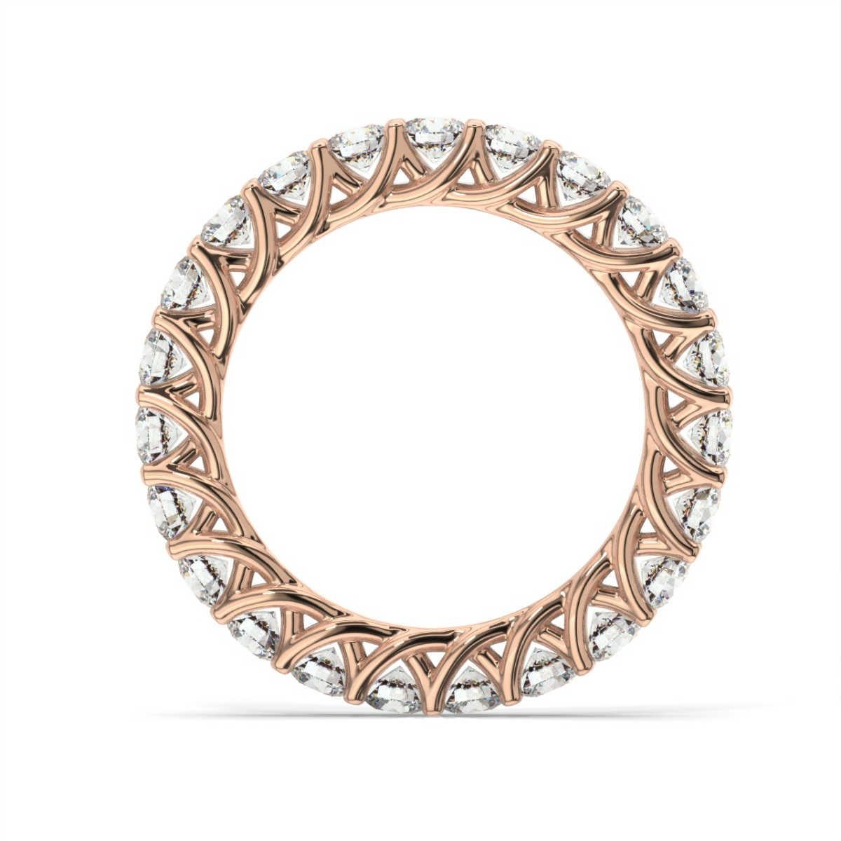 Este impresionante anillo de eternidad tejido presenta 23 diamantes brillantes redondos perfectamente emparejados. ¡Experimenta la diferencia!

Detalles del producto: 

Color de la piedra central: BLANCA
Tipo de piedra lateral: DIAMANTE