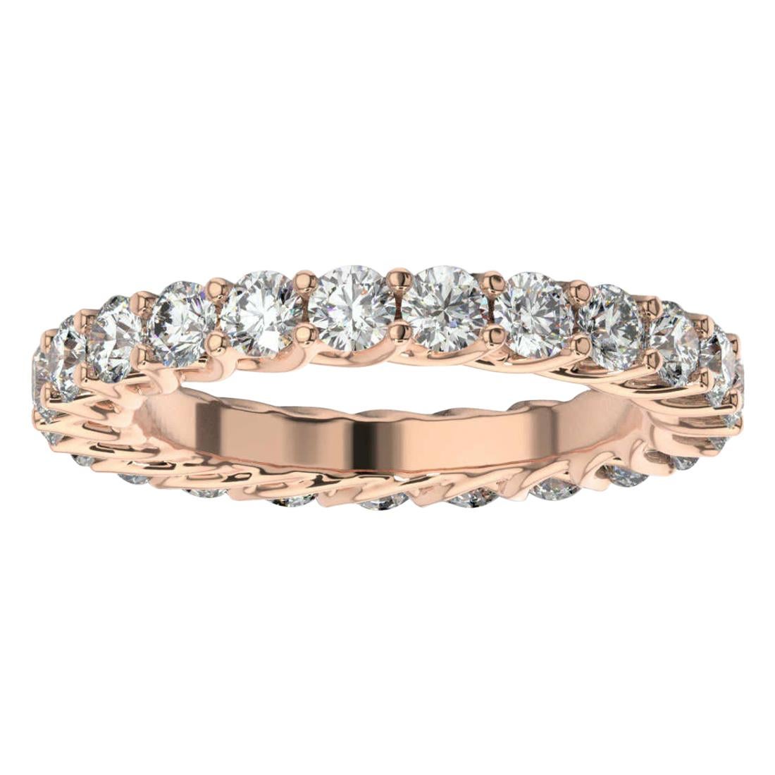 14K Rose Gold Olbia Eternity Diamond Ring '1/2 Ct. Tw'