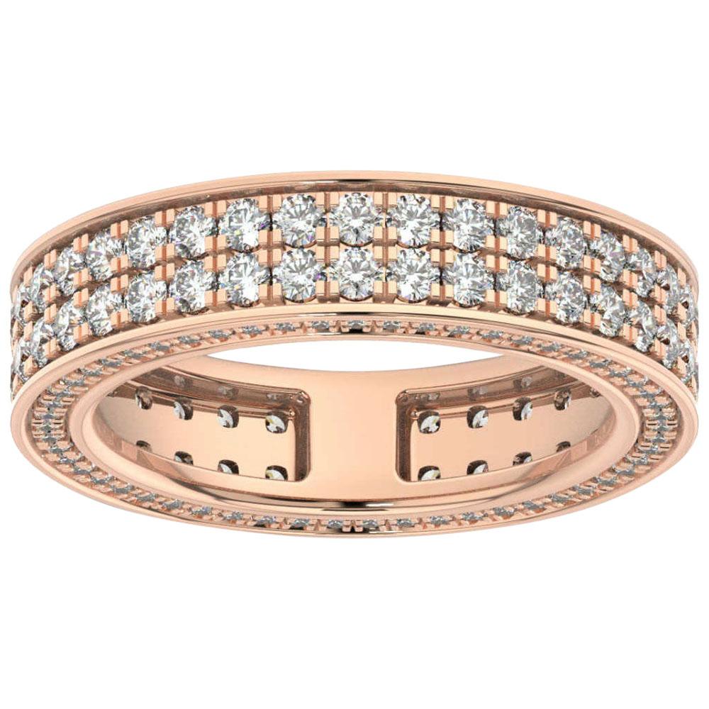 14K Rose Gold Olivia Eternity Diamond Ring '2 Ct. tw'