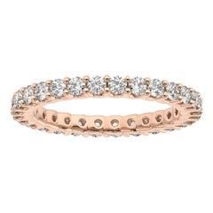 14K Rose Gold Pavia Eternity "U" Diamond Ring '1 Ct. tw'