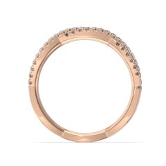14 Karat Rose Gold Petite Verona Infinity Diamond Ring '1/4 Carat'