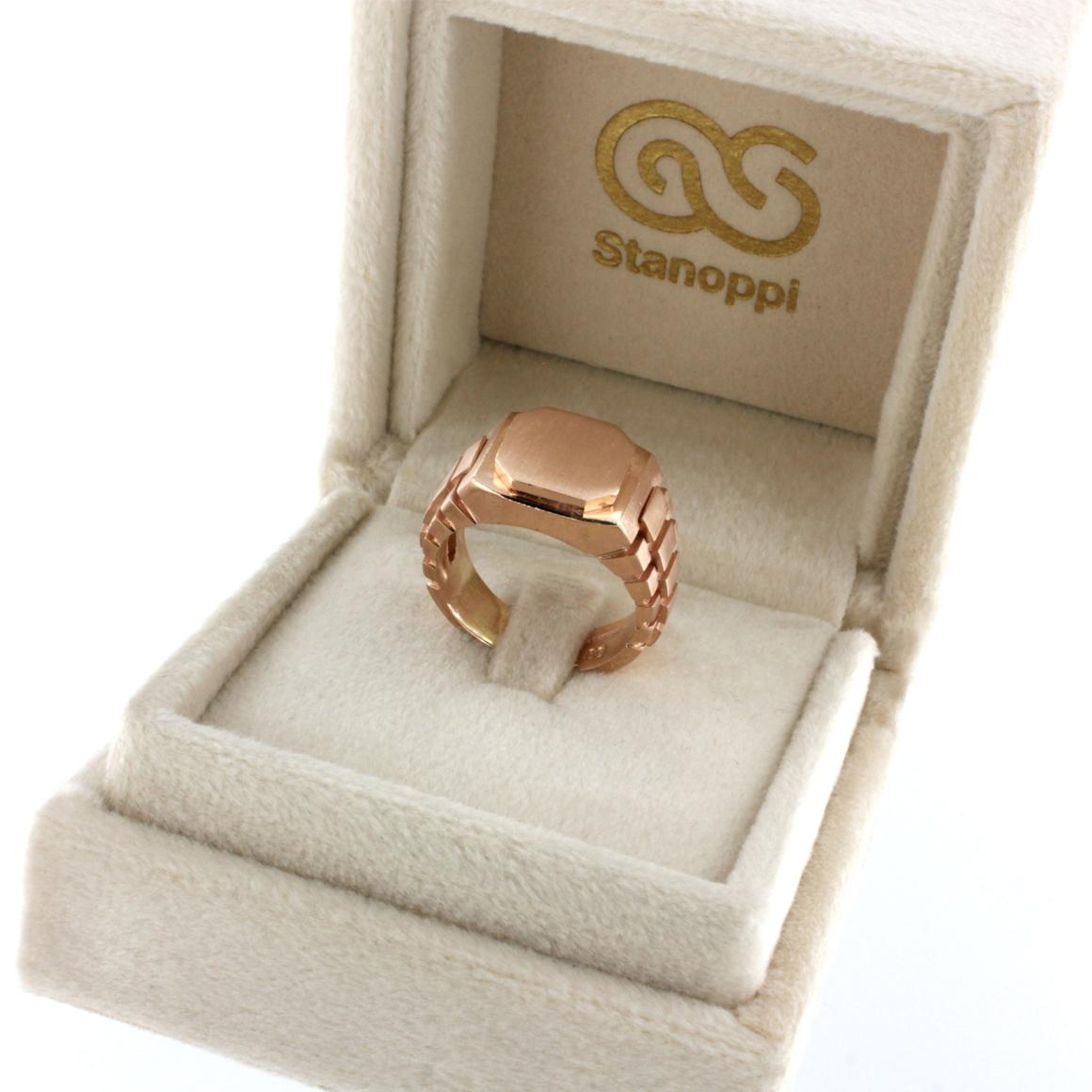 14 Karat Rose Gold Ring For Sale 1