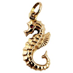 Vintage 14K Rose Gold Seahorse Charm