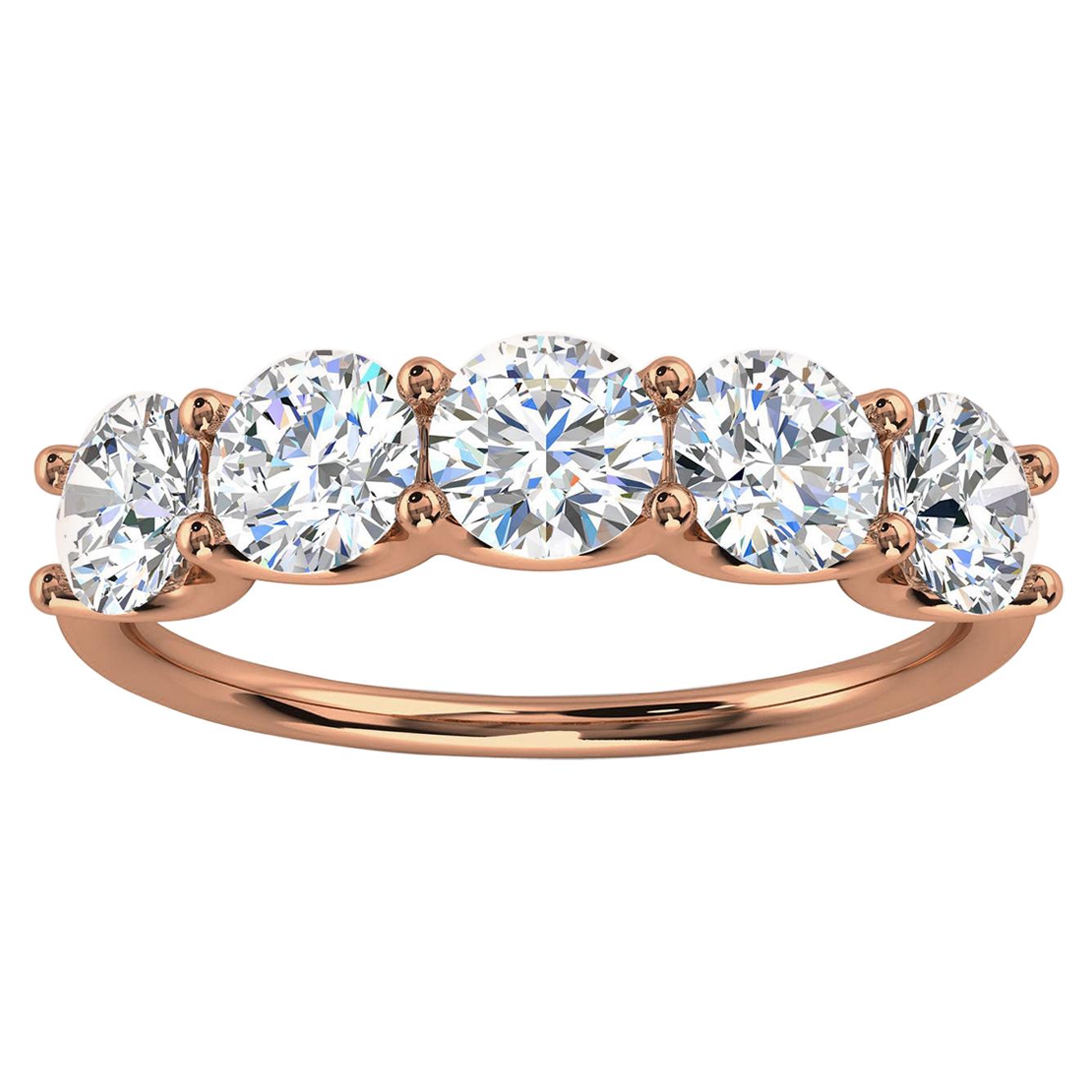 14k Rose Gold Sevilla Diamond Ring '1.5 Ct. Tw' For Sale