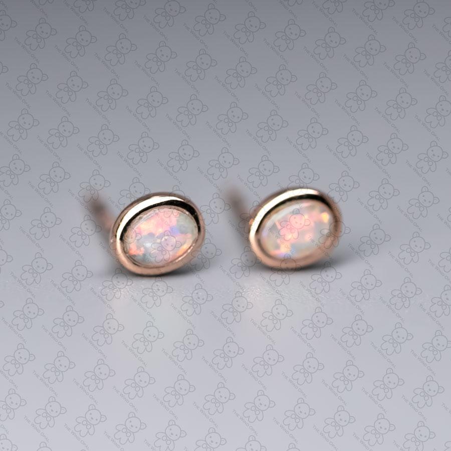 14K Rose Gold Small Oval Natural Australian Solid Opal Stud Earrings.


Free Domestic USPS First Class Shipping! Free Gift Bag or Box with every order!

Opal—the queen of gemstones, is one of the most beautiful gemstones in the world. Every piece of