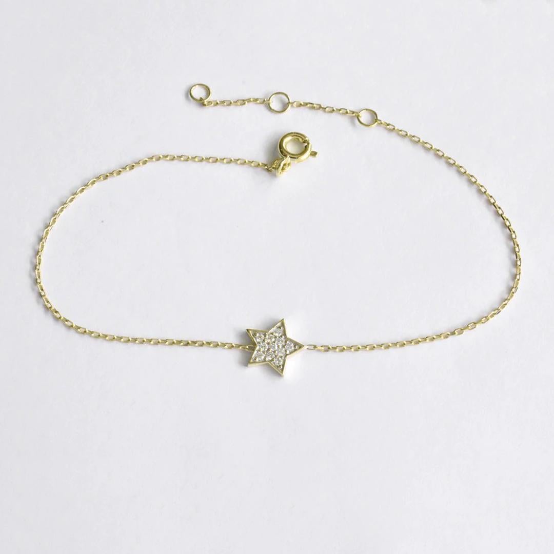 gold star of david bracelet