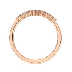 14K Rose Gold Tiana Diamond Ring '1/5 Ct. tw'