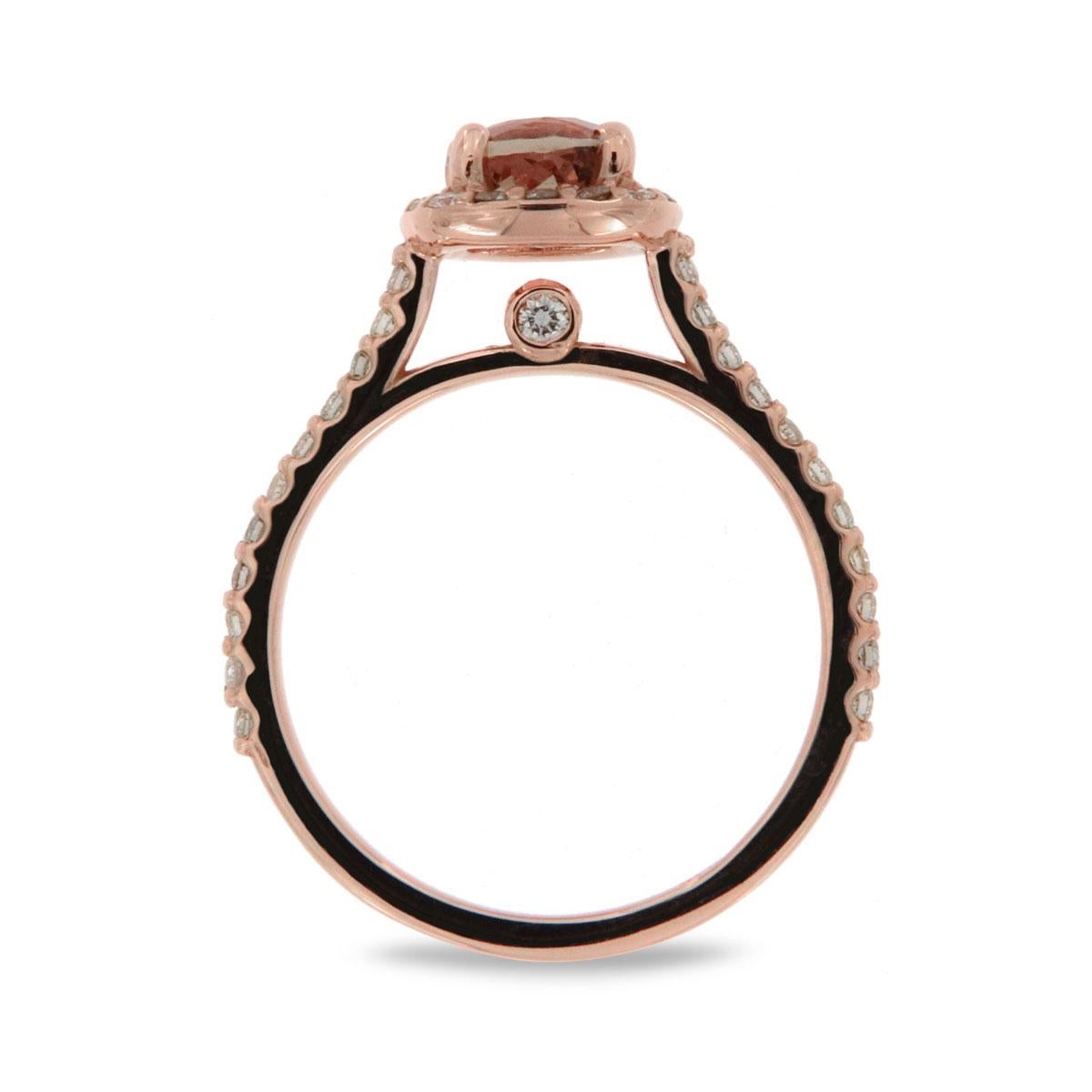 A halo of diamonds surrounds the center 1.21-carat Natural Sapphire in this stunning 14k rose gold ring

Product details: 

Center Gemstone Type: SAPPHIRE
Center Gemstone Carat Weight: 1.21
Center Gemstone Measurements: 5.70 X 6.01 X 3.99
Center