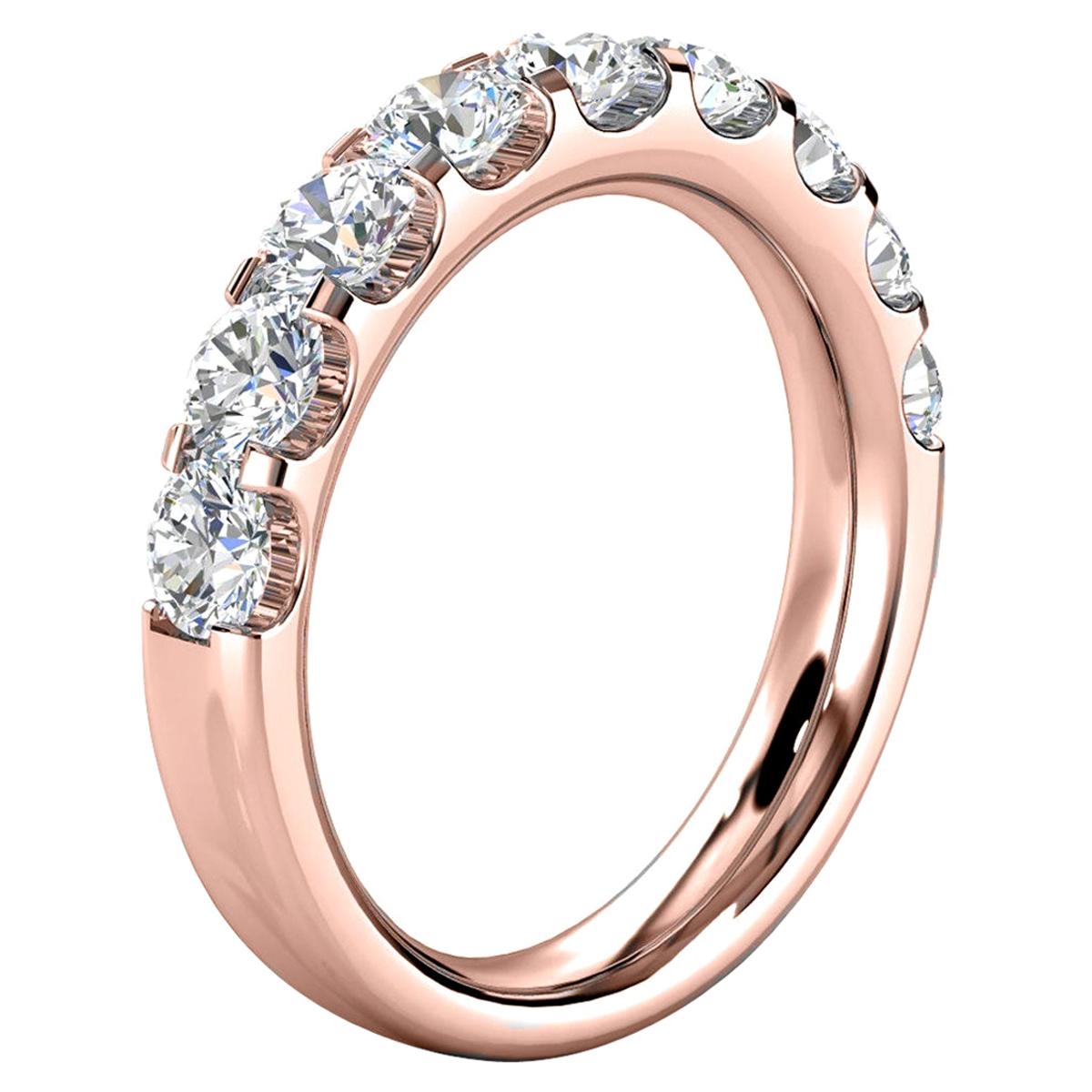 For Sale:  14K Rose Gold Valerie Micro-Prong Diamond Ring '1 1/2 Ct. Tw'