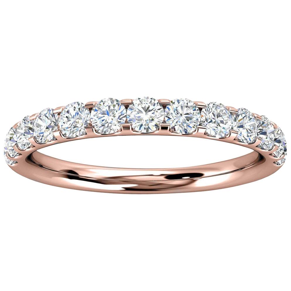 For Sale:  14K Rose Gold Valerie Micro-Prong Diamond Ring '1/2 Ct. tw'