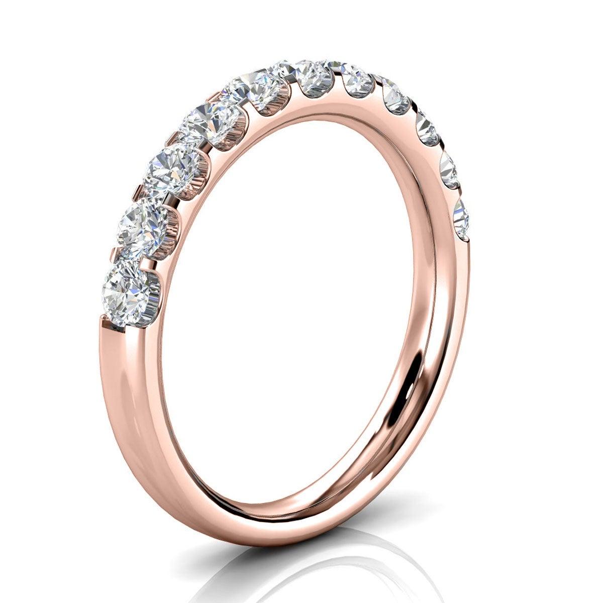 For Sale:  14K Rose Gold Valerie Micro-Prong Diamond Ring '1 Ct. Tw' 2