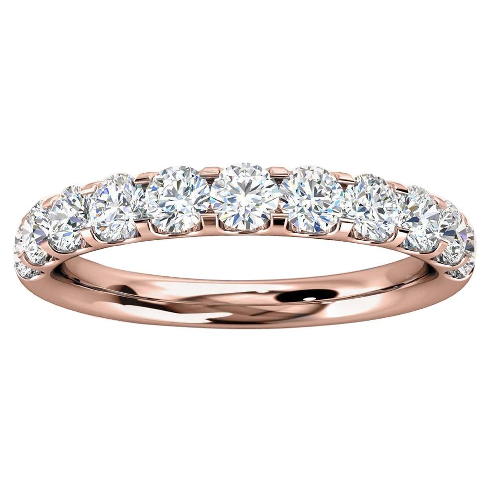 For Sale:  14K Rose Gold Valerie Micro-Prong Diamond Ring '1 Ct. Tw'
