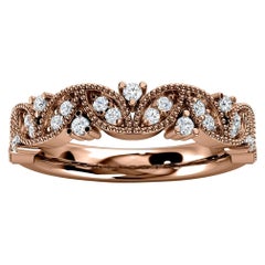 14k Rose Gold Vera Diamond Ring '1/5 Ct. tw'