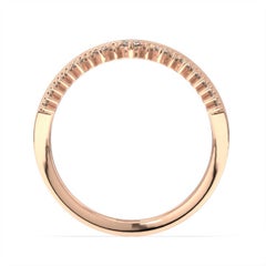 14K Rose Gold Victoria Diamond Ring '1/6 Ct. tw'