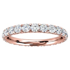 14k Rose Gold Viola Eternity Micro-Prong Diamond Ring '1 Ct. tw'