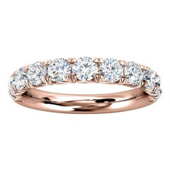 14k Rose Gold Voyage French Pave Diamond Ring '1 Ct. tw'
