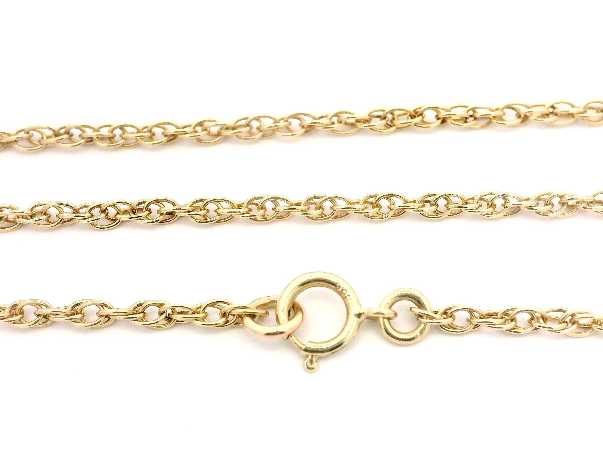 Collier en or jaune rose 14k avec pendentif disque ajouré en diamant 0.10ctw en vente 7