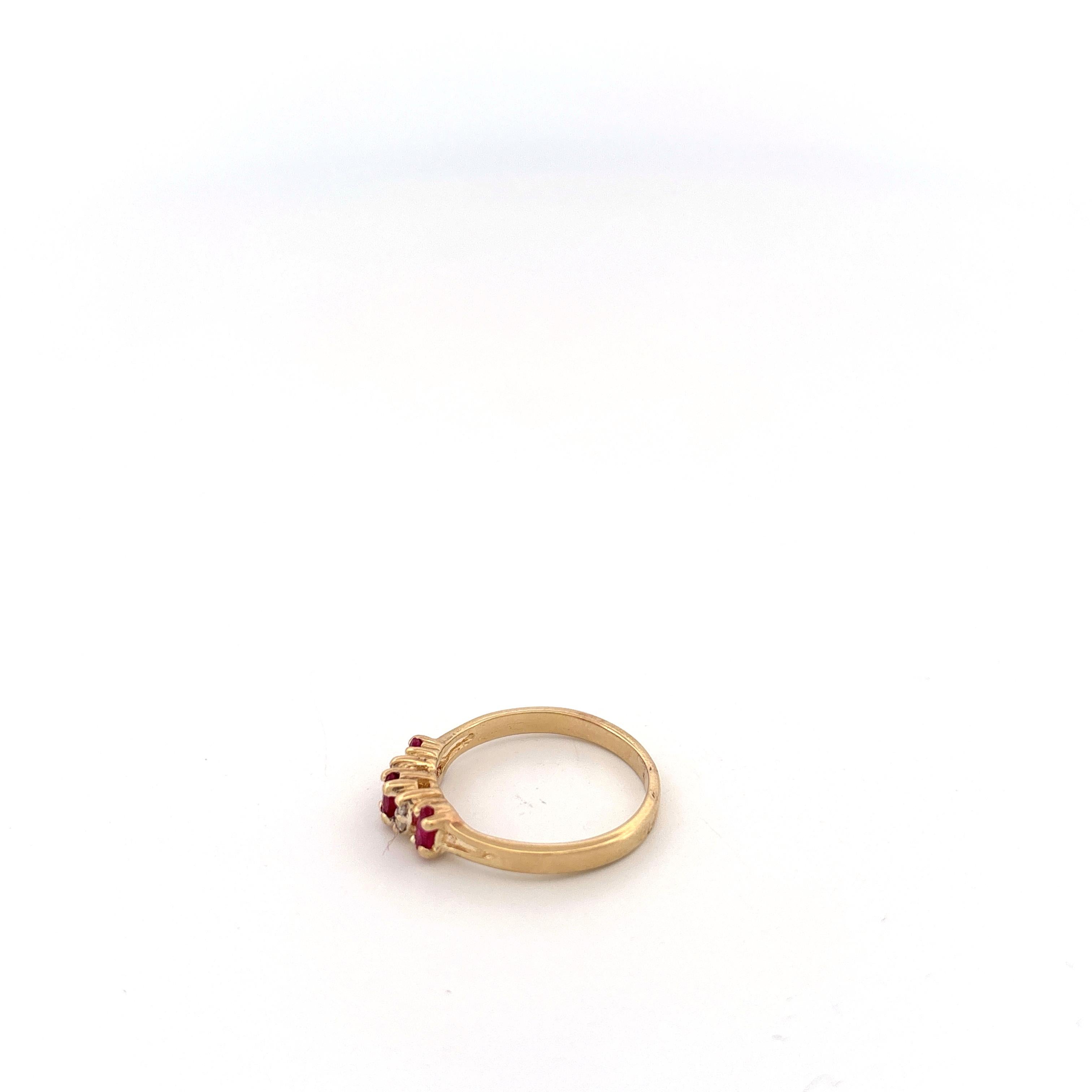 14k Ruby & Diamond - image 6