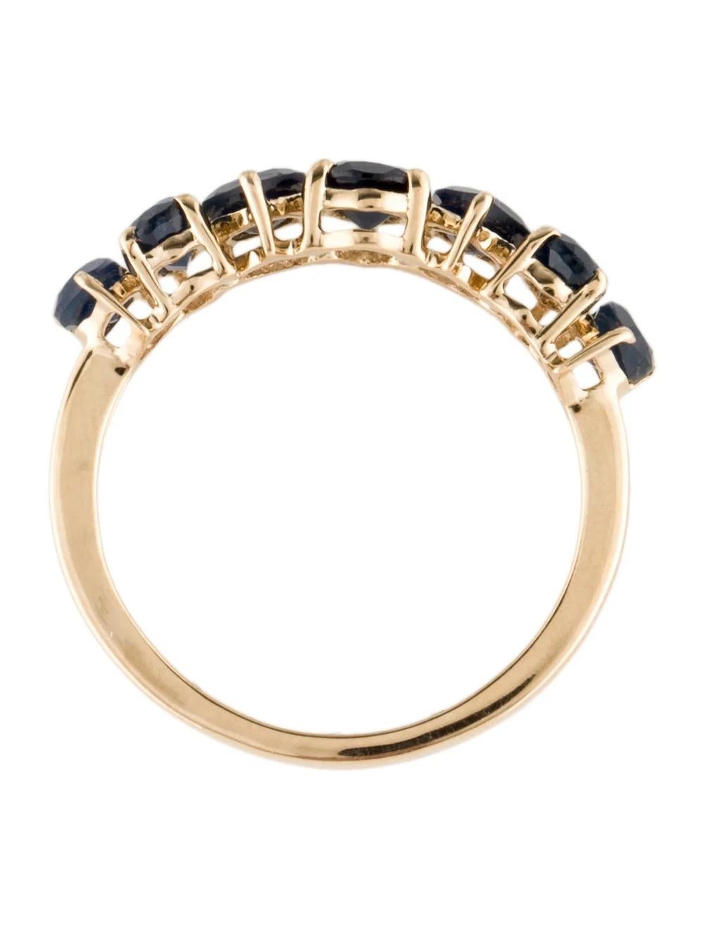 14K Anneau saphir 1.86ctw Taille 6.75 - Yellow Gold Elegant Jewelry, Luxury Pour femmes en vente