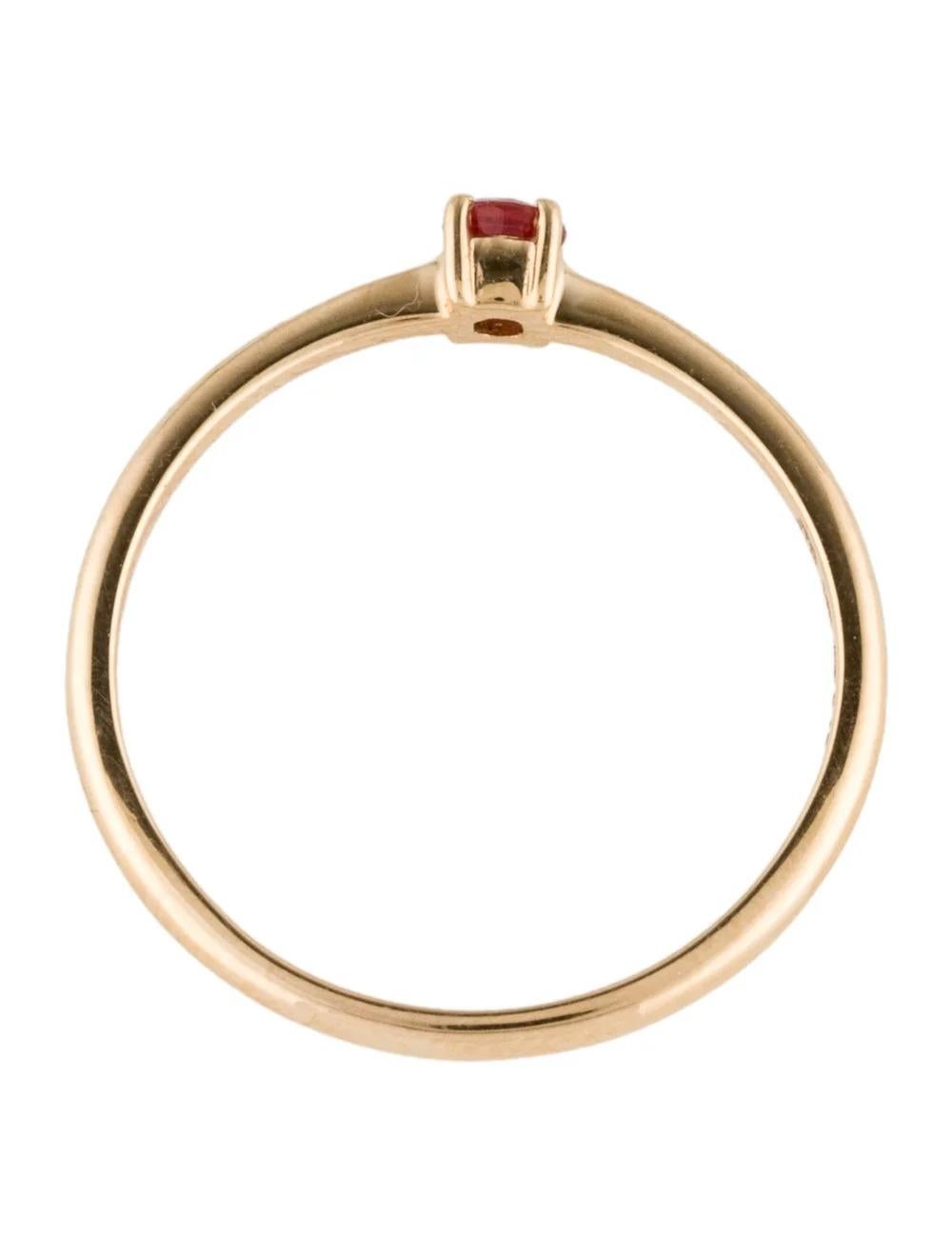 14K Saphir Band Ring, Größe 6,75: Elegance Edelstein. Timeless Statement-Schmuck Damen im Angebot